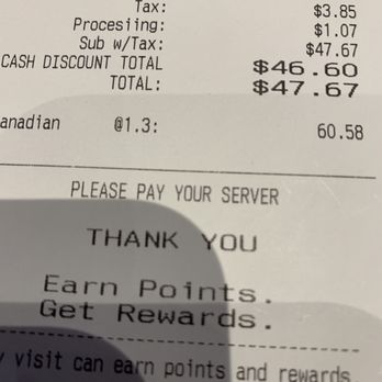Bob's Burger & Brew - They charge a processing fee for using a card but can't spell processing - New American Near Me - Marysville, Washington Bob's Burger & Brew - They charge a processing fee for using a card but can't spell processing - New American Near Me - Marysville, Washington