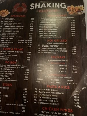 Shaking seafood by null