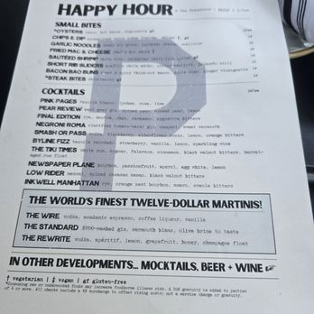 The Pressroom - Cocktail Bars Near Me - San Jose, California The Pressroom - Cocktail Bars Near Me - San Jose, California