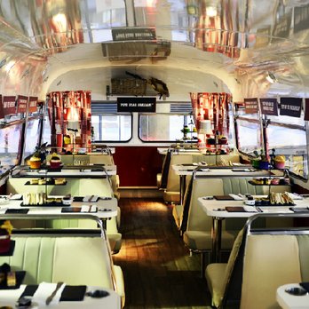 Red Bus Bistro - Interior - Bus Tours Near Me - Edinburgh, EDH
