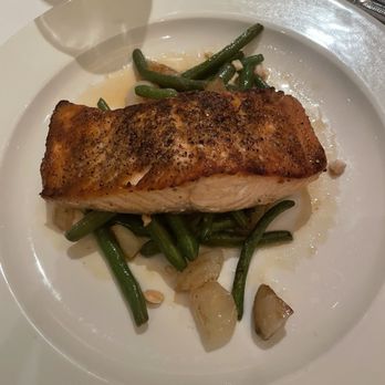 The Capital Grille - Seared Citrus Glazed Salmon with Marcona Almonds and Brown Butter - Steakhouses Near Me - Dallas, Texas