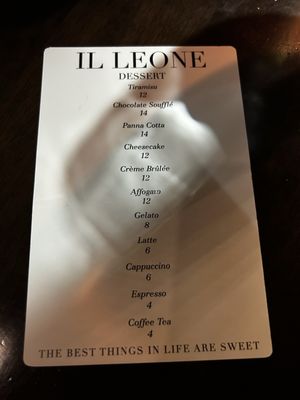 Menu photo 3 Il Leone Matawan, NJ