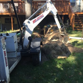 Mid-Suffolk Cesspool and Rooter Service - Fountain House #3. Main line replacement. Mid Suffolk Cesspool. - Septic Services Near Me - Medford, New York Mid-Suffolk Cesspool and Rooter Service - Fountain House #3. Main line replacement. Mid Suffolk Cesspool. - Septic Services Near Me - Medford, New York