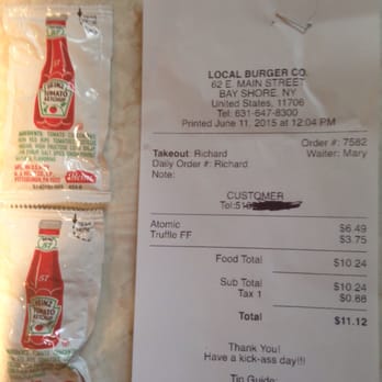 Local Burger - Organic ketchup. - Burgers Near Me - Bay Shore, New York Local Burger - Organic ketchup. - Burgers Near Me - Bay Shore, New York