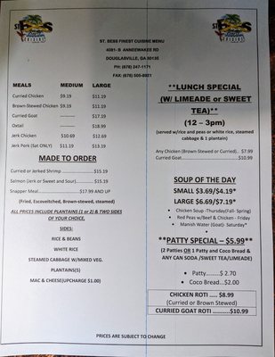 Menu photo 6 St. Bess Finest Cuisine Douglasville, GA Menu photo 6 St. Bess Finest Cuisine Douglasville, GA