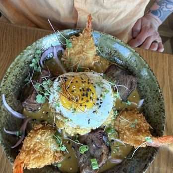 Pau Hana - Loco Moco with pork - Hawaiian Near Me - Savage, Minnesota Pau Hana - Loco Moco with pork - Hawaiian Near Me - Savage, Minnesota