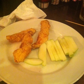 Plan B Burger Bar - Children's chicken tenders and apple slices - Burgers Near Me - Milford, Connecticut Plan B Burger Bar - Children's chicken tenders and apple slices - Burgers Near Me - Milford, Connecticut