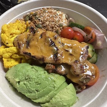 Nando's Peri-Peri - I believe this is the Rainbow chicken bowl. 10/10 - Chicken Shop Near Me - Katy, Texas Nando's Peri-Peri - I believe this is the Rainbow chicken bowl. 10/10 - Chicken Shop Near Me - Katy, Texas
