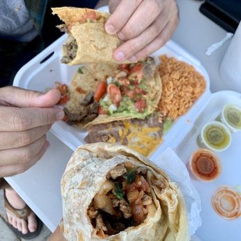 Colima's Mexican Restaurant - Carne Asada tacos and Surf&Turf burrito (YUM!) - Mexican Near Me - Oceanside, California Colima's Mexican Restaurant - Carne Asada tacos and Surf&Turf burrito (YUM!) - Mexican Near Me - Oceanside, California