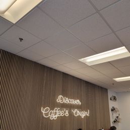 Inside the cafe Inside the cafe