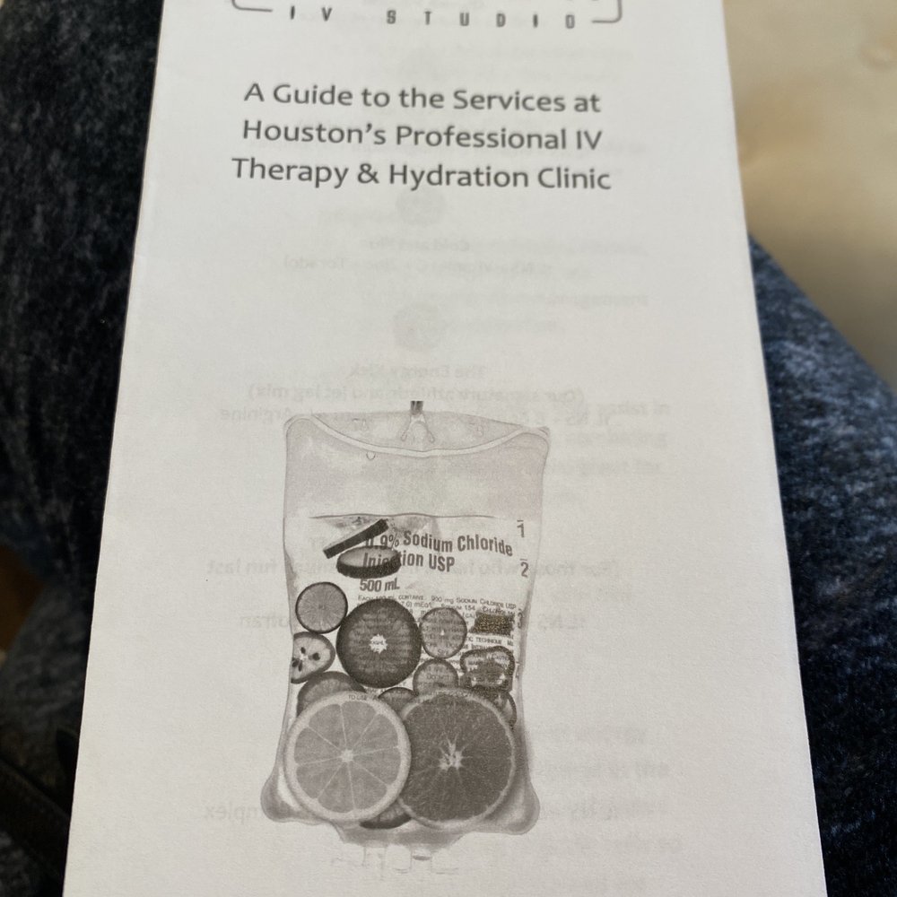 Quench IV Studio - Houston - Pamphlet - IV Hydration Near Me - Houston, Texas
