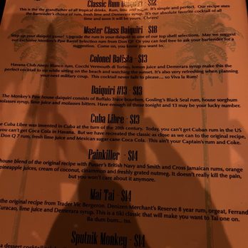 The Monkey’s Paw Tiki Lounge - Menu - Cocktail Bars Near Me - Macon, Georgia The Monkey’s Paw Tiki Lounge - Menu - Cocktail Bars Near Me - Macon, Georgia