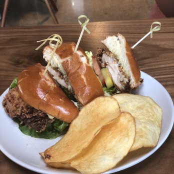 Validation Ale - Chicken sando (cut in thirds) - Breweries Near Me - Santa Barbara, California