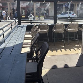 BlackSheep Wine Bar & Merchant - Outdoor seating area with misters - Wine Bars Near Me - Chandler, Arizona BlackSheep Wine Bar & Merchant - Outdoor seating area with misters - Wine Bars Near Me - Chandler, Arizona