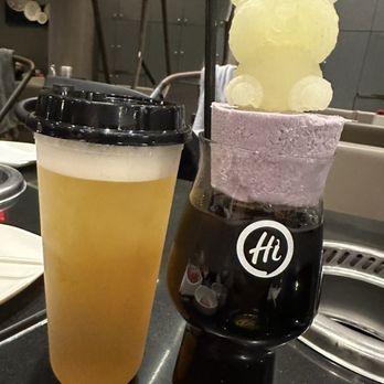 Haidilao Hotpot - Peach Green Tea + Coke Float with - Chinese Near Me - Arcadia, California Haidilao Hotpot - Peach Green Tea + Coke Float with - Chinese Near Me - Arcadia, California