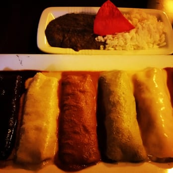 NRebozo - Fiesta de Moles enchiladas platter... yum!! - Mexican Near Me - Forest Park, Illinois NRebozo - Fiesta de Moles enchiladas platter... yum!! - Mexican Near Me - Forest Park, Illinois
