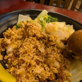 Monja Taiker - Minced pork with mushroom rice - Taiwanese Near Me - Arcadia, California