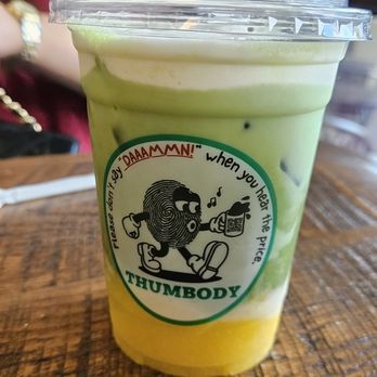 Thumbody - Mango Sticky Rice Matcha - Coffee & Tea Near Me - Paramus, New Jersey