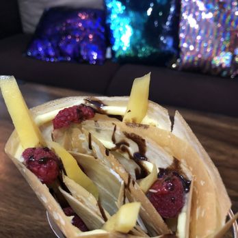 Paris Super Crepes - Mango-Raspberry Crepe - Desserts Near Me - Champaign, Illinois Paris Super Crepes - Mango-Raspberry Crepe - Desserts Near Me - Champaign, Illinois