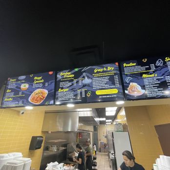 Momo Hub - Menu board and kitchen - Indian Near Me - Brampton, Ontario Momo Hub - Menu board and kitchen - Indian Near Me - Brampton, Ontario