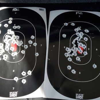 Reno Guns & Range - My targets from Friday the 26th - Guns & Ammo Near Me - Reno, Nevada