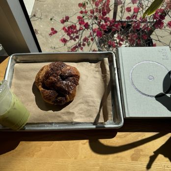 Flower Cafe - Matcha Latte and croissant - Coffee & Tea Near Me - Kissimmee, Florida