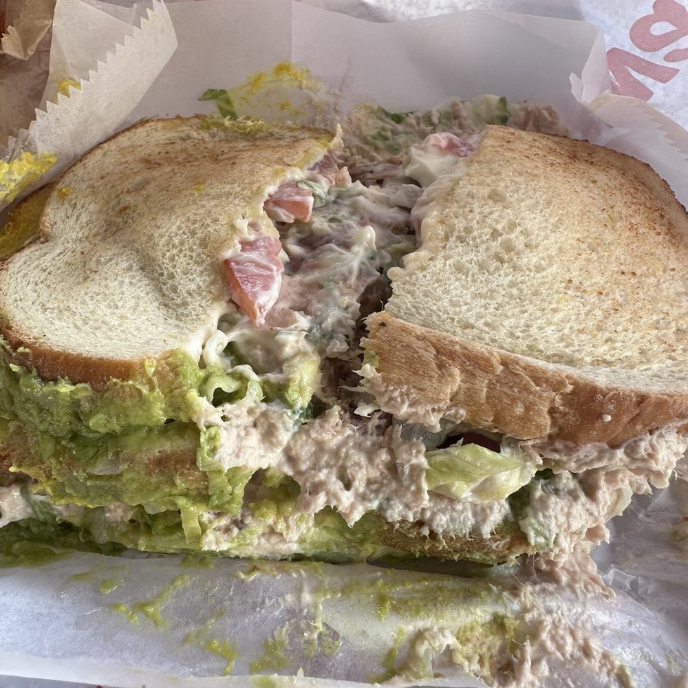 Tuna club sandwich