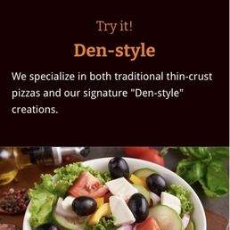 Den style pizza