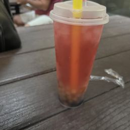 Florida Cooler with passion fruit popping pearls