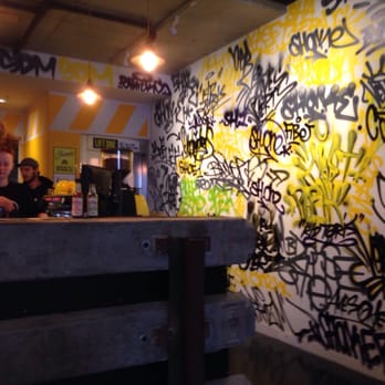Easey's - Old train tracks line the bar - Burgers Near Me - Melbourne, VIC