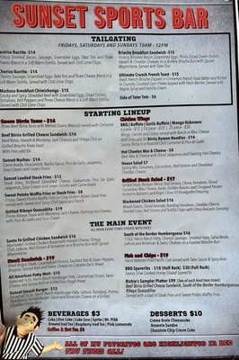 Menu photo 3 Sunset Sports Bar Lemoore, CA