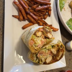 Camp Robber - Buffalo chicken wrap - super yummy