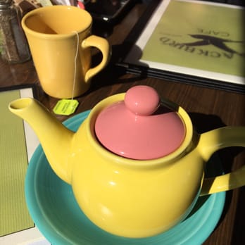 Blackbird Café - I asked for tea and they brought out the hot water in the prettiest ceramic tea pot ! - Cafes Near Me - Long Beach, California Blackbird Café - I asked for tea and they brought out the hot water in the prettiest ceramic tea pot ! - Cafes Near Me - Long Beach, California