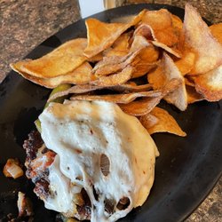 Crossroads Restaurant & Lounge - Cudighi and homemade chips.