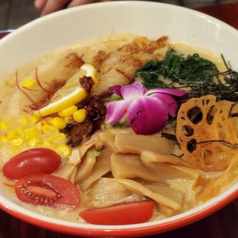 Ramen Show 2 - Spicy Vegan Ramen ($11.95): add Chashu Pork Belly / Pork Chasyu (+$2.50), add Menma (+$1) - Ramen Near Me - Las Vegas, Nevada Ramen Show 2 - Spicy Vegan Ramen ($11.95): add Chashu Pork Belly / Pork Chasyu (+$2.50), add Menma (+$1) - Ramen Near Me - Las Vegas, Nevada