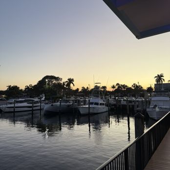 The Cove - Sunset view from the table - Seafood Near Me - Deerfield Beach, Florida The Cove - Sunset view from the table - Seafood Near Me - Deerfield Beach, Florida