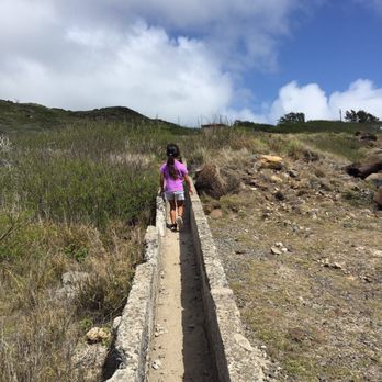 Makapu'u Point Lighthouse Trail - Trail #2 walk down this old water run off to the viewpoint - Hiking Near Me - Honolulu, Hawaii