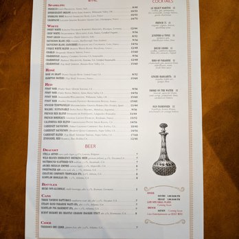The Select - Menu (2 of 2). Wine, beer, cocktails, hours. - Mediterranean Near Me - Sandy Springs, Georgia