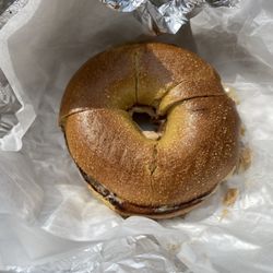 The Bagel Nook - French toast bagel with honey nut cream cheese