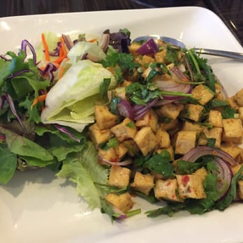 @ Thai BBQ - This is the vegan version of their larb chicken salad - srsly this dressing is amazing and the tofu is cooked perfectly 10/10 - Thai Near Me - Murrieta, California @ Thai BBQ - This is the vegan version of their larb chicken salad - srsly this dressing is amazing and the tofu is cooked perfectly 10/10 - Thai Near Me - Murrieta, California