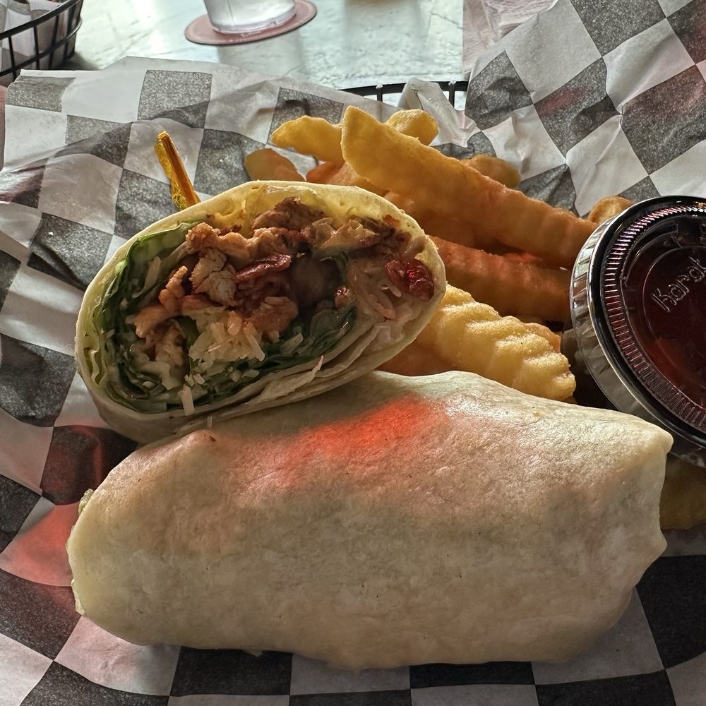 Ed's Tavern - Chicken Caesar Wrap - American Near Me - Charlotte, North Carolina Ed's Tavern - Chicken Caesar Wrap - American Near Me - Charlotte, North Carolina