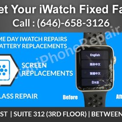 Manhattan iPhone Repair - IWatch Series 1, 2, or 3 Screen Replacement Manhattan