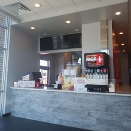 inside of a fast food restaurant inside of a fast food restaurant