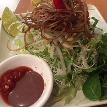 Thuy Cafe - Nice decorated accompanied veggie for Crab Cake Noodle soup - Sandwiches Near Me - Saint Petersburg, Florida Thuy Cafe - Nice decorated accompanied veggie for Crab Cake Noodle soup - Sandwiches Near Me - Saint Petersburg, Florida