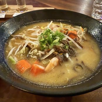 BOKU - Champon with side spicy (and flight sake) - Ramen Near Me - Toronto, Ontario