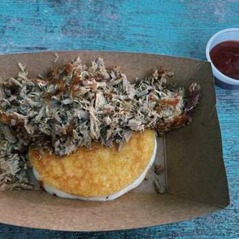 Frita's - GF arepa with pork - Cuban Near Me - Key West, Florida Frita's - GF arepa with pork - Cuban Near Me - Key West, Florida