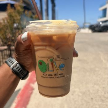 Olive Cafe - Caramel latte - Breakfast & Brunch Near Me - San Diego, California Olive Cafe - Caramel latte - Breakfast & Brunch Near Me - San Diego, California