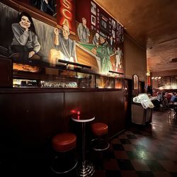 The bar area