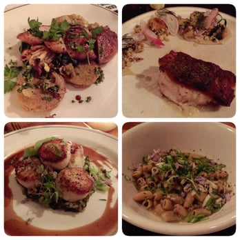 Woodberry Kitchen - Pork chop/ tilefish/ scallops gumbo/ crab& egg noodles - American Near Me - Baltimore, Maryland