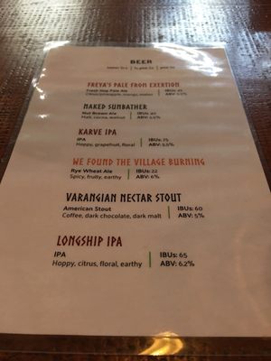 Menu photo 6 Mad Swede Brewing Boise, ID Menu photo 6 Mad Swede Brewing Boise, ID